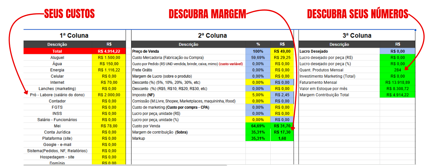 Planilha do Poder + Curso em Vídeo